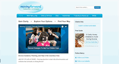 Desktop Screenshot of movingforwardthroughdivorce.com
